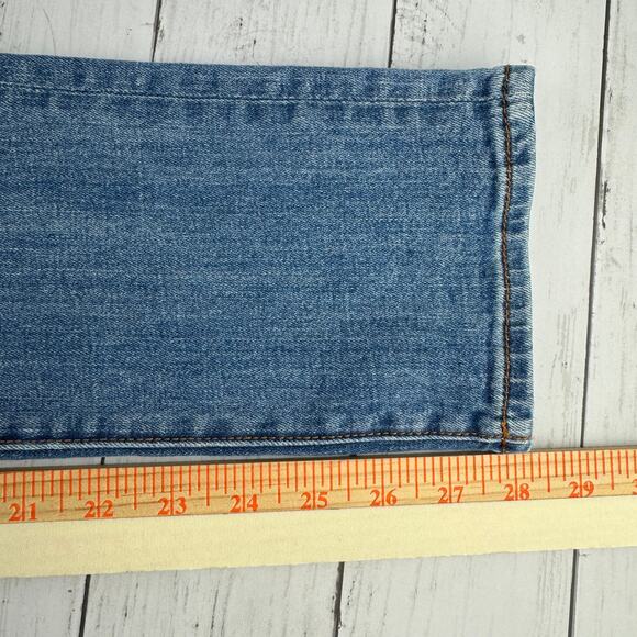 Driftwood Moonlight Blue Audrey High Rise Jeans Distressed Ripped Size 25 x 29 - Picture 14 of 16